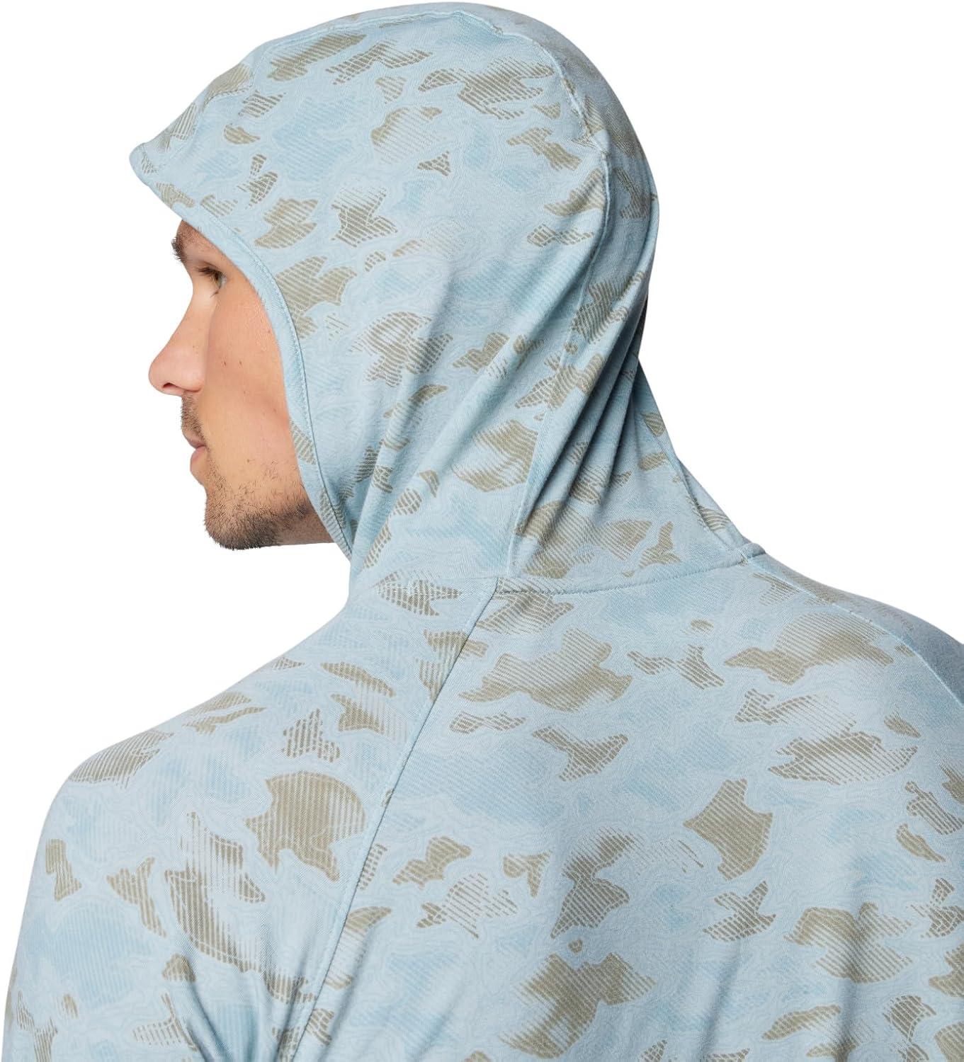 imageColumbia mens Pfg Uncharted HoodieCrushed Blue Uncharted Waters