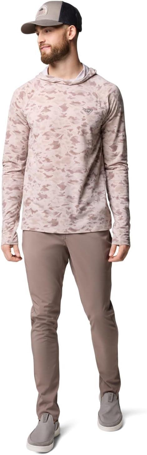 imageColumbia mens Pfg Uncharted HoodieCrushed Clay Uncharted Waters