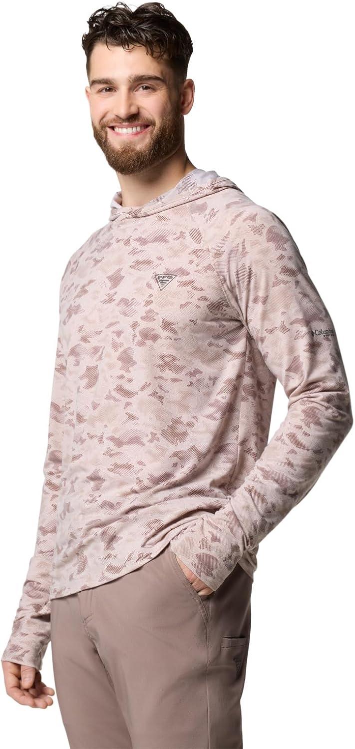 imageColumbia mens Pfg Uncharted HoodieCrushed Clay Uncharted Waters
