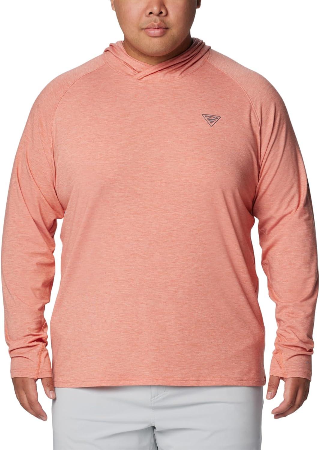 imageColumbia mens Pfg Uncharted HoodieFaded Peach Heather