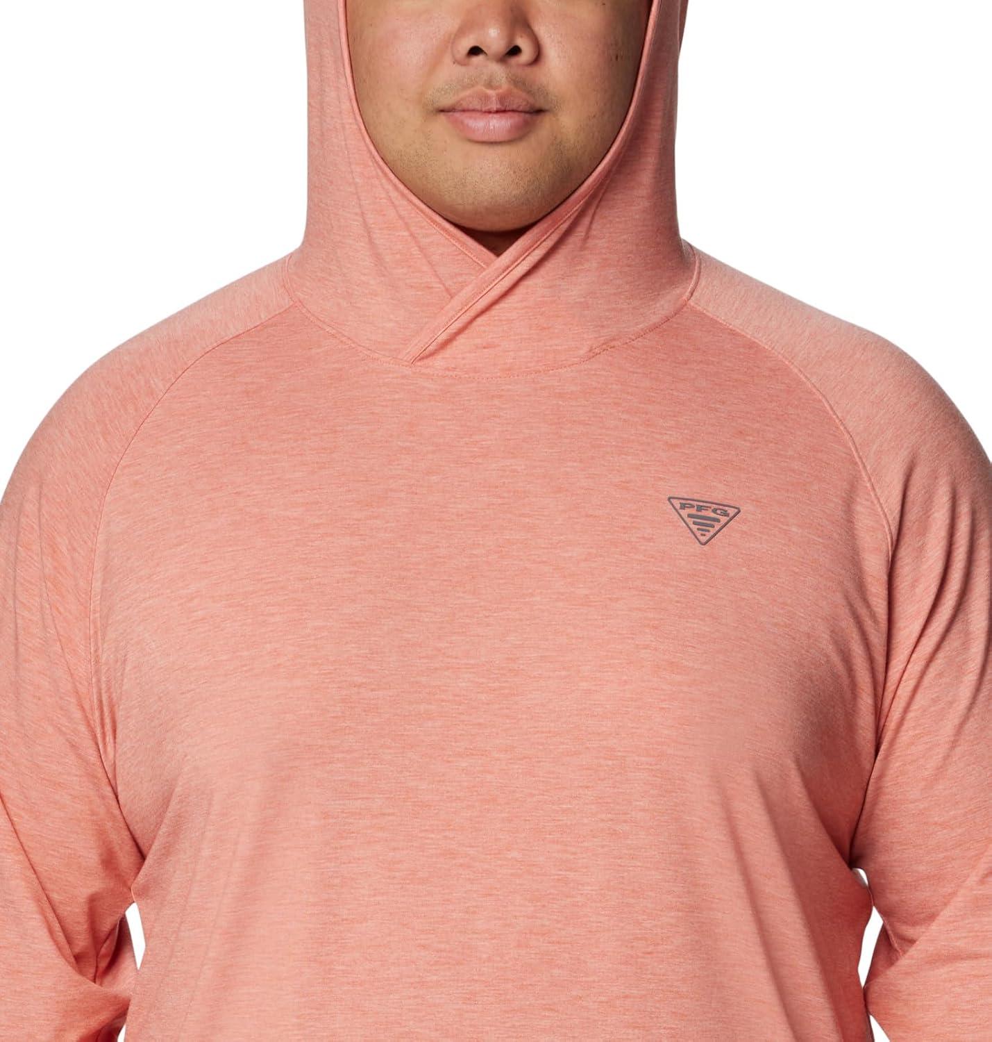 imageColumbia mens Pfg Uncharted HoodieFaded Peach Heather