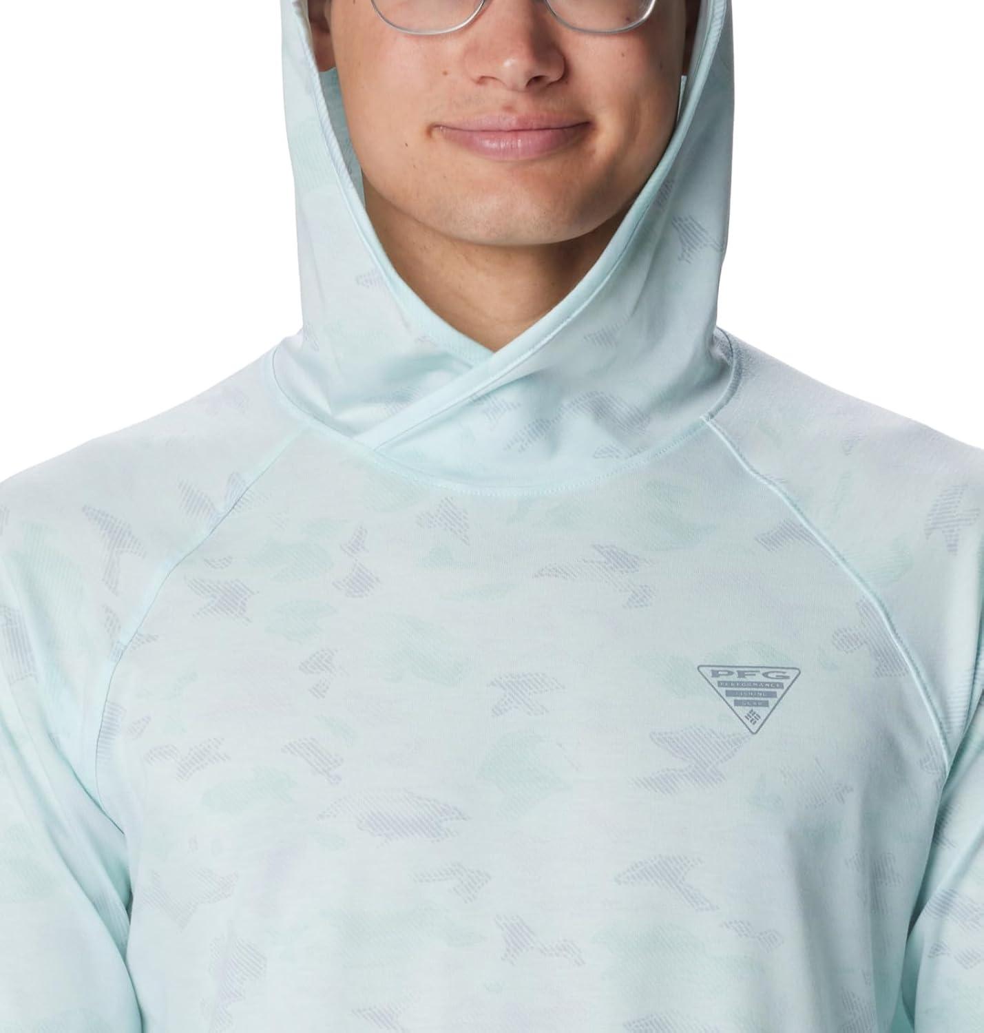 imageColumbia mens Pfg Uncharted HoodieIcy Morn Uncharted Waters