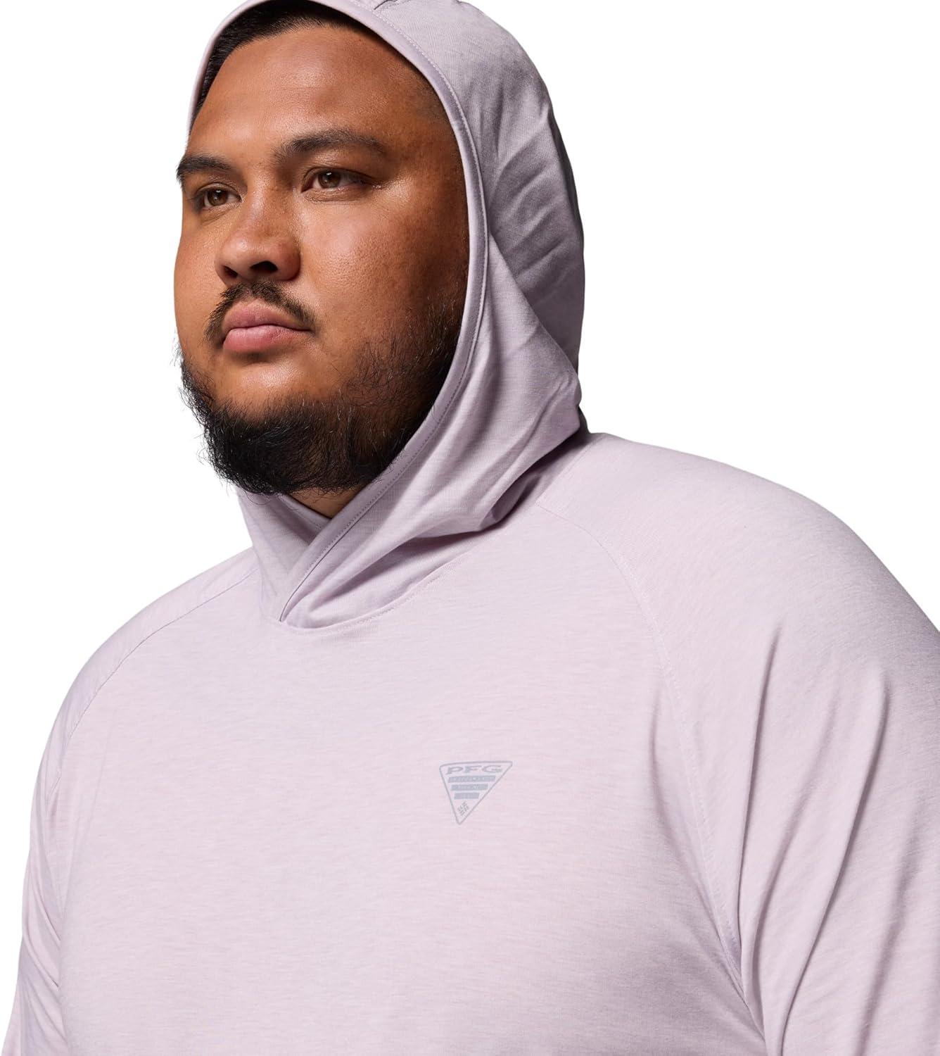 imageColumbia mens Pfg Uncharted HoodieLavender Pearl Heather