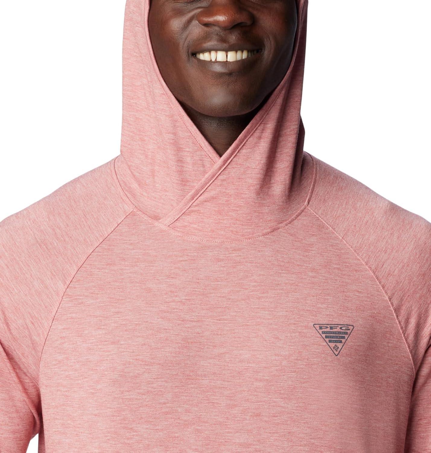 imageColumbia mens Pfg Uncharted HoodieSandalwood Pink Heather