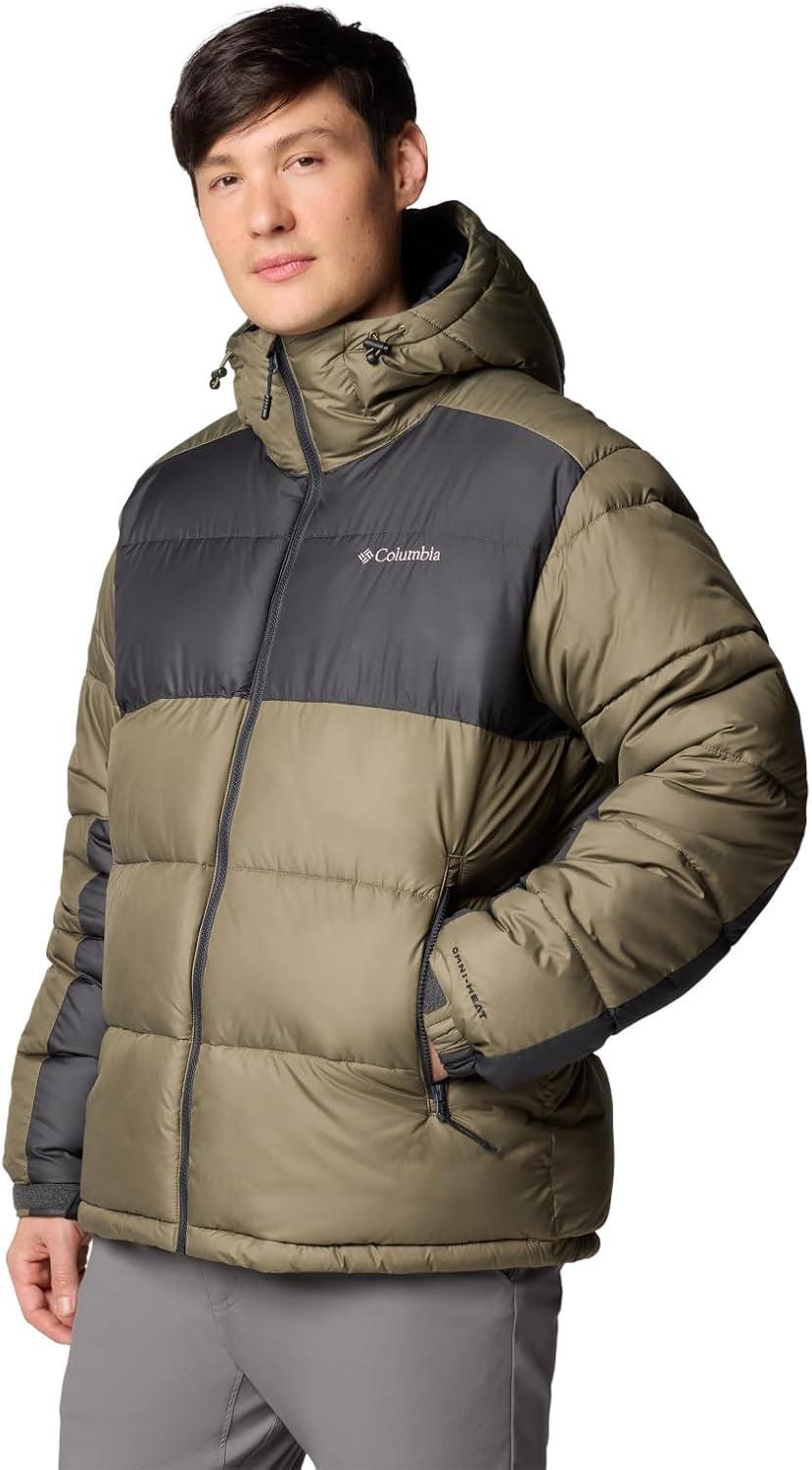 imageColumbia mens Pike Lake II Hooded Jacket2024 Stone GreenShark