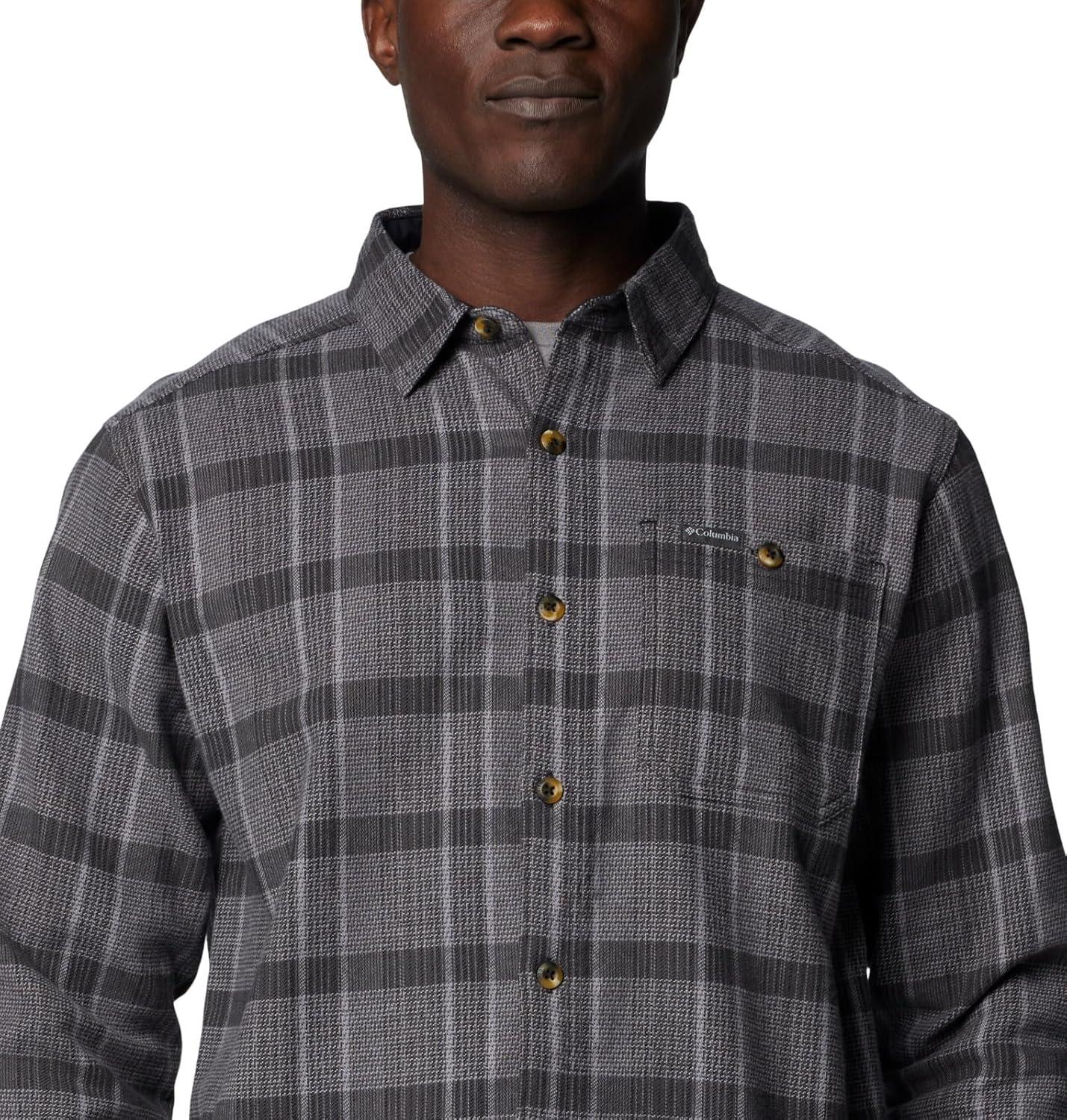 imageColumbia mens Pitchstone Heavyweight Flannel IiBlack Boro Plaid