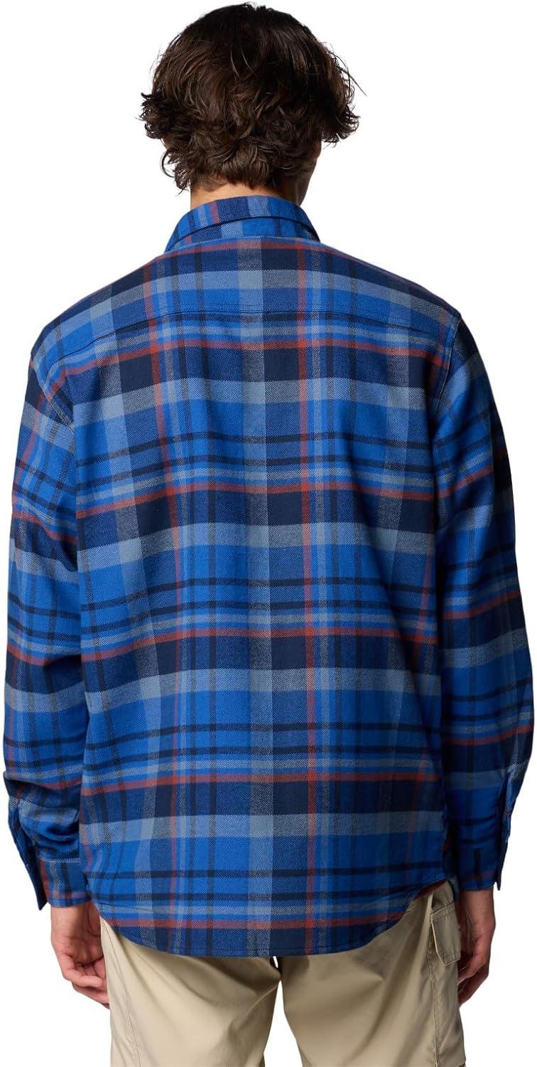 imageColumbia mens Pitchstone Heavyweight Flannel IiCollegiate Navy Multi Plaid