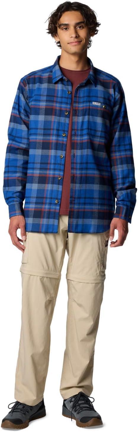 imageColumbia mens Pitchstone Heavyweight Flannel IiCollegiate Navy Multi Plaid