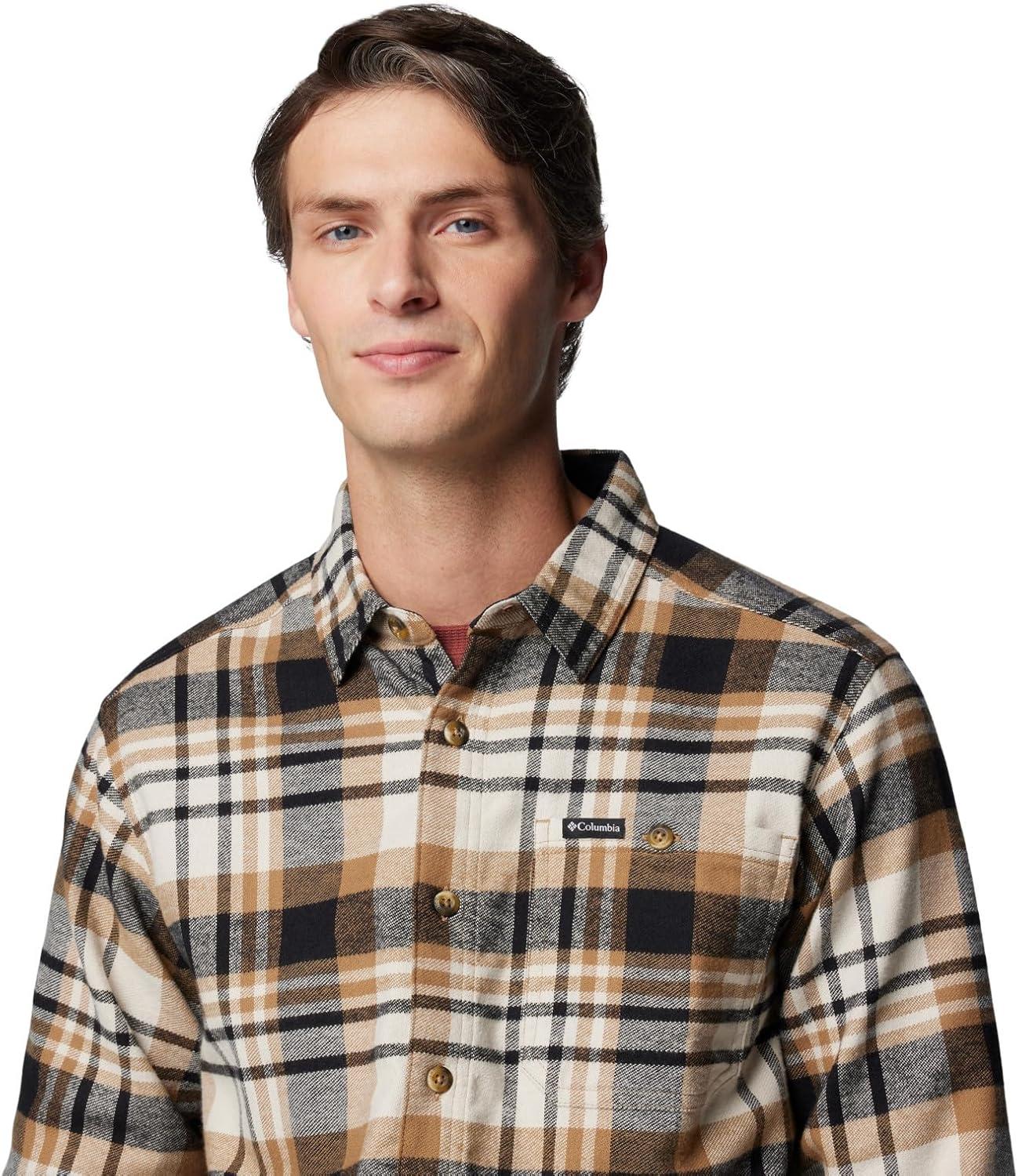 imageColumbia mens Pitchstone Heavyweight Flannel IiDelta Multi Plaid