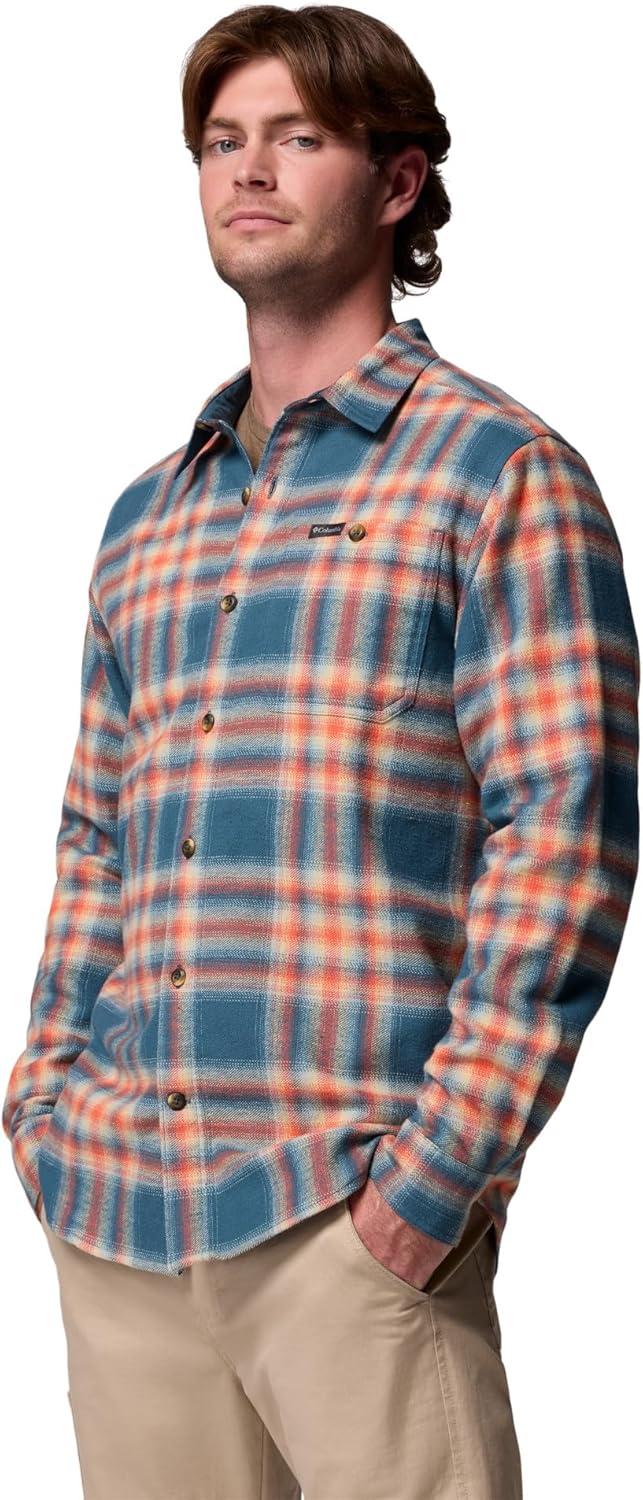 imageColumbia mens Pitchstone Heavyweight Flannel IiEverblue Twilight Ombre