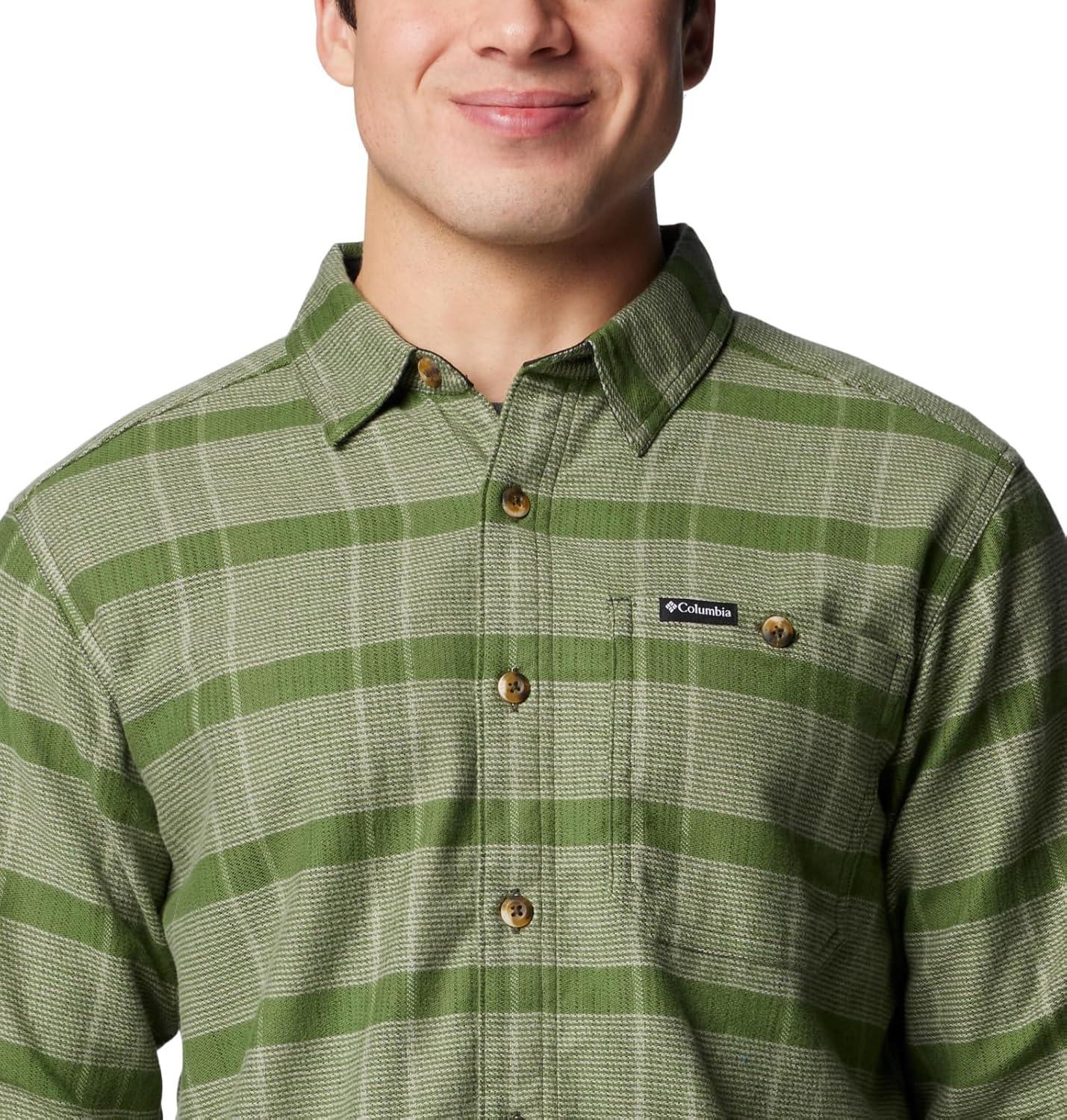 imageColumbia mens Pitchstone Heavyweight Flannel IiGreenscape Boro Plaid