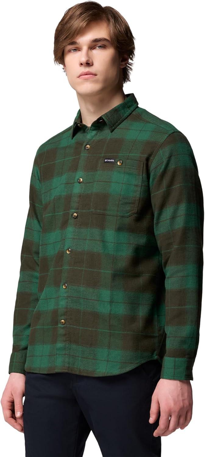 imageColumbia mens Pitchstone Heavyweight Flannel IiGreenscape Macro Buffalo Tartan