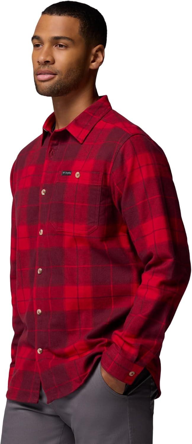 imageColumbia mens Pitchstone Heavyweight Flannel IiMountain Red Macro Buffalo Tartan