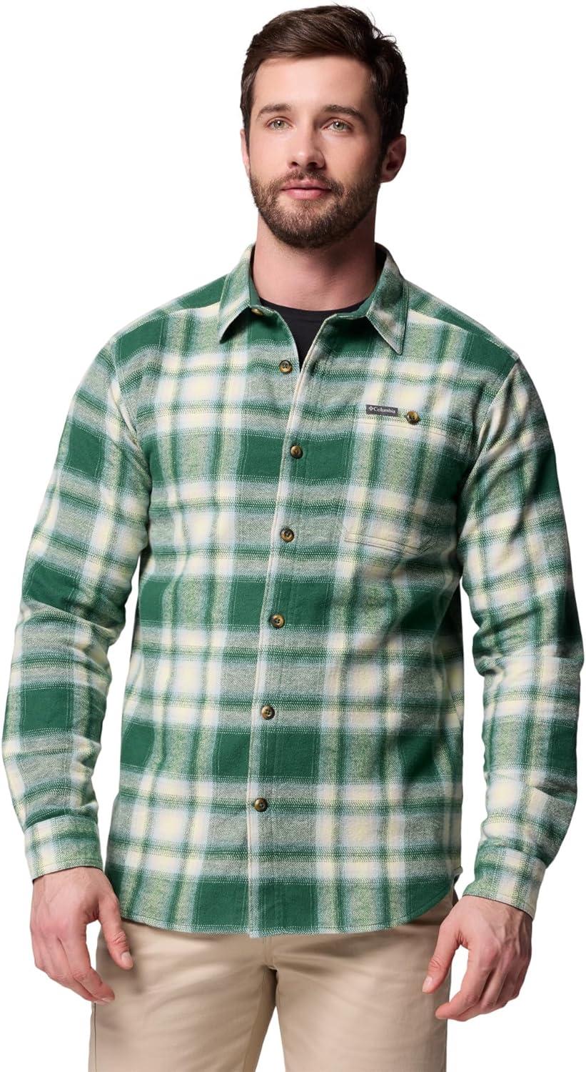 imageColumbia mens Pitchstone Heavyweight Flannel IiRain Forest Twilight Ombre