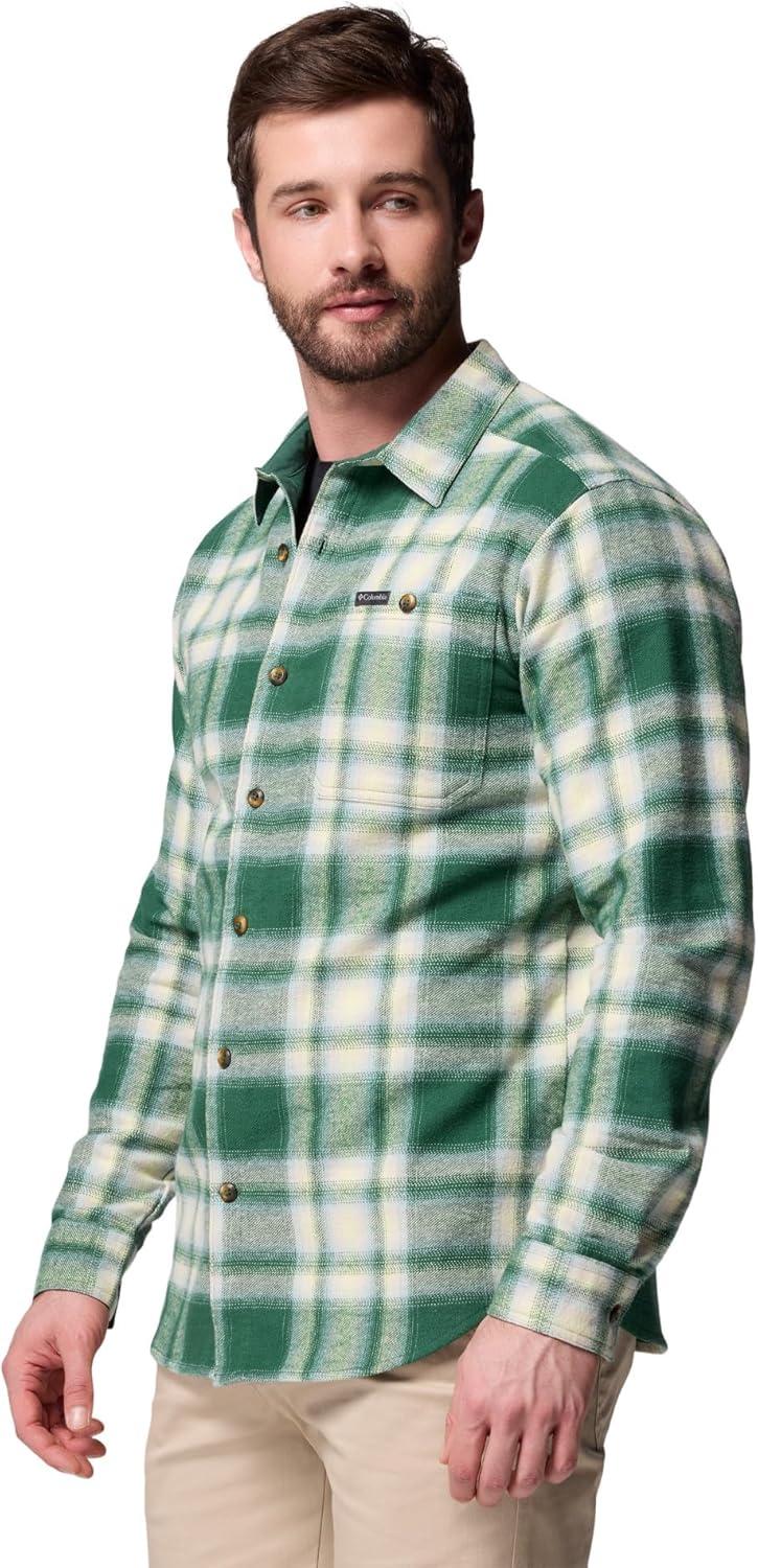 imageColumbia mens Pitchstone Heavyweight Flannel IiRain Forest Twilight Ombre
