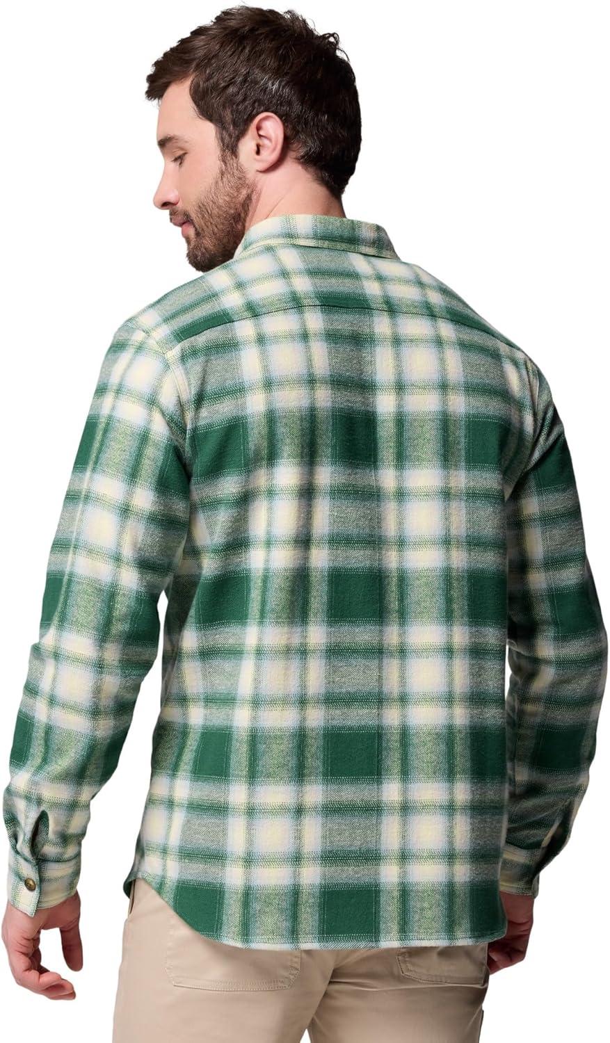 imageColumbia mens Pitchstone Heavyweight Flannel IiRain Forest Twilight Ombre