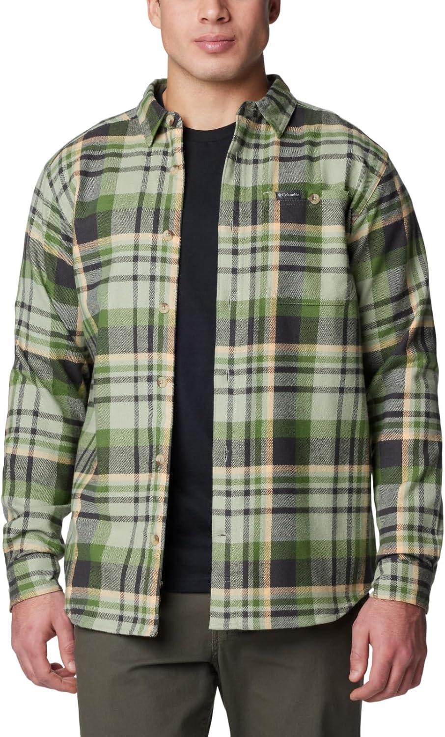 imageColumbia mens Pitchstone Heavyweight Flannel IiSafari Multi Plaid