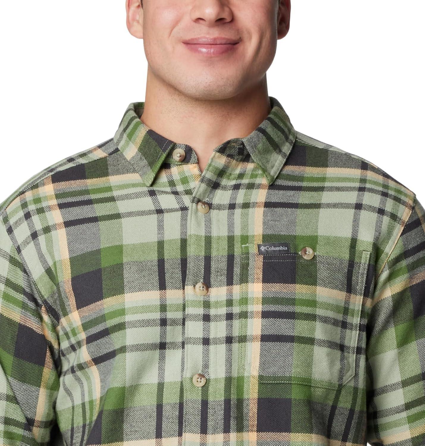 imageColumbia mens Pitchstone Heavyweight Flannel IiSafari Multi Plaid