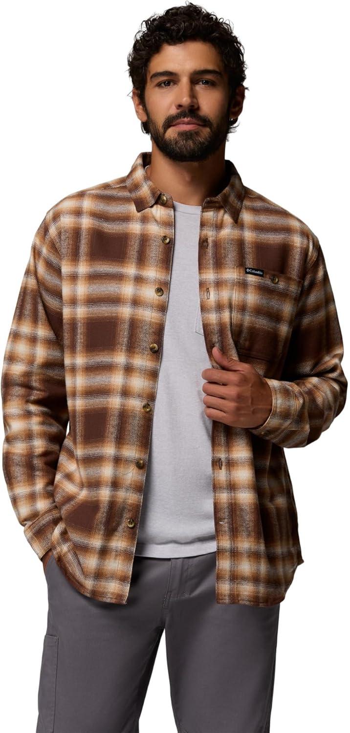 imageColumbia mens Pitchstone Heavyweight Flannel IiTobacco Twilight Ombre