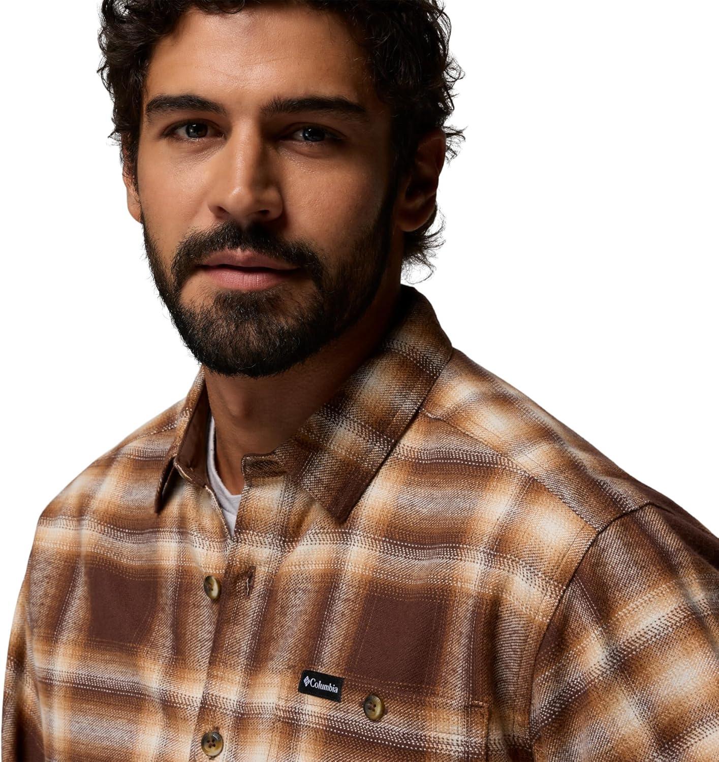 imageColumbia mens Pitchstone Heavyweight Flannel IiTobacco Twilight Ombre