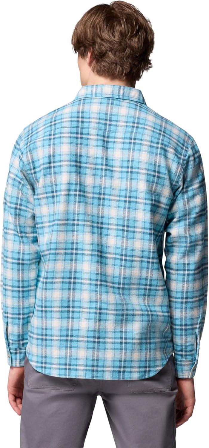 imageColumbia mens Pitchstone Heavyweight Flannel IiVintage Blue Railway Tartan