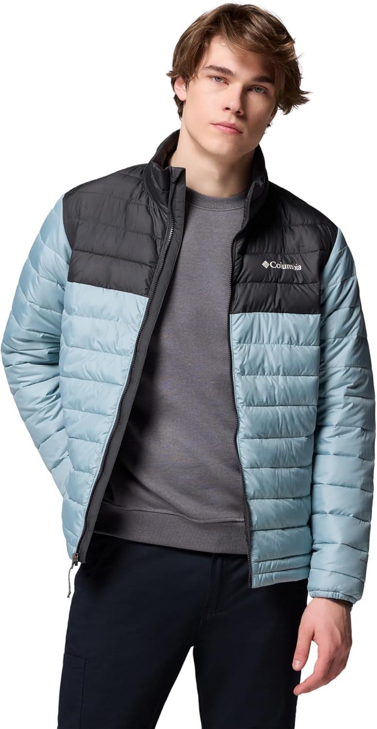 imageColumbia mens Powder Lite Ii JacketCrushed BlueShark