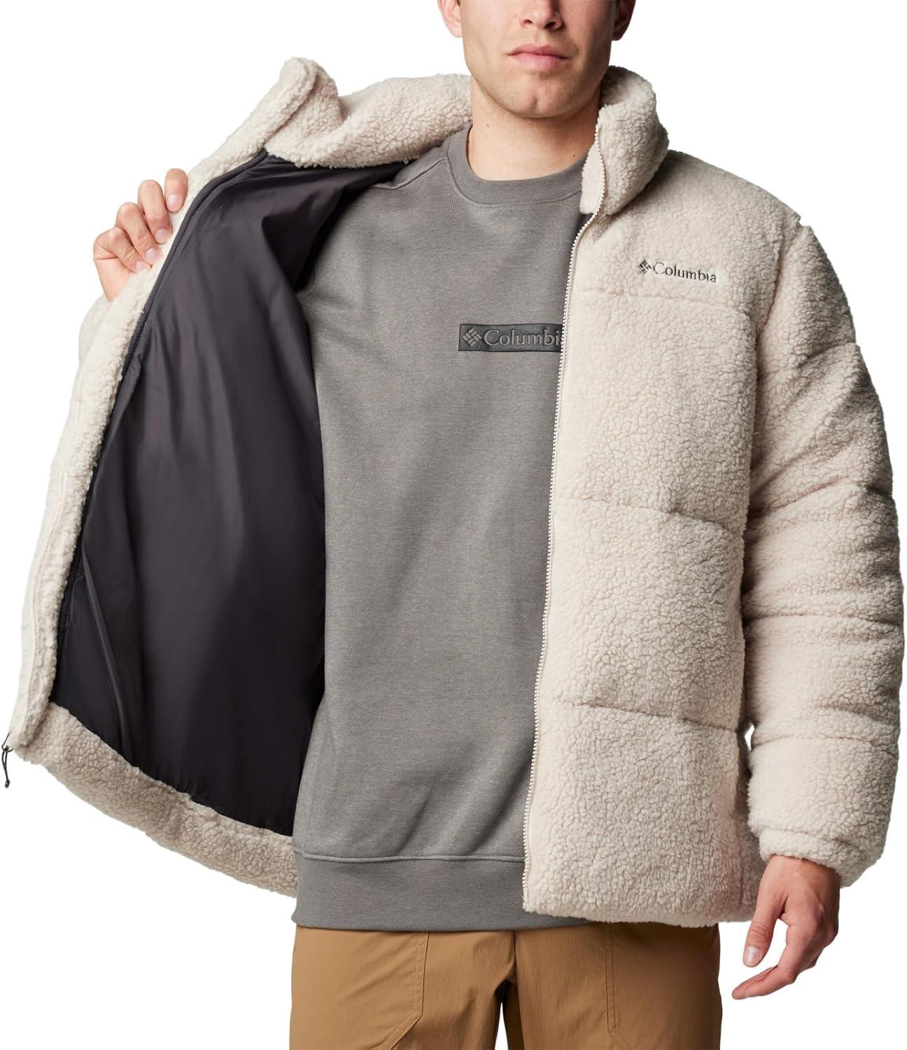 imageColumbia mens Puffect II Sherpa JacketDark Stone