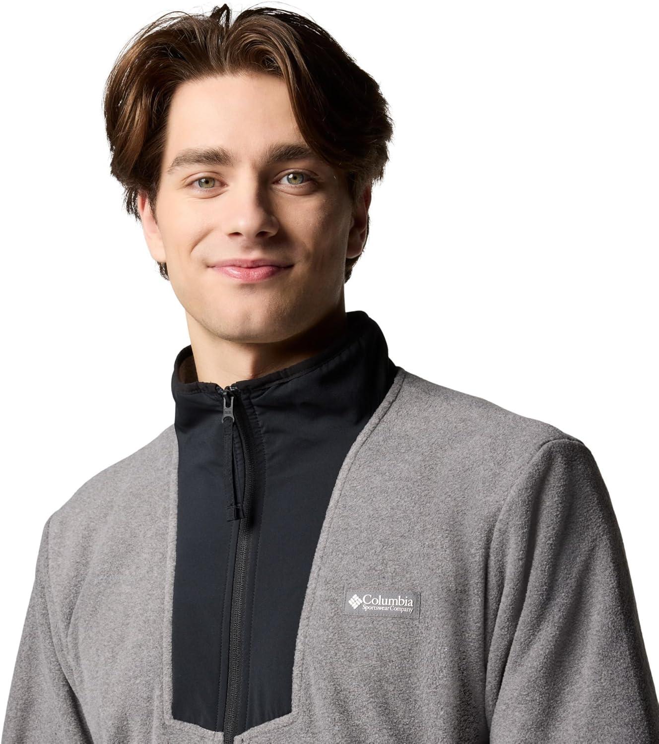 imageColumbia mens Sequoia Grove Full Zip FleeceCity Grey HeatherBlack