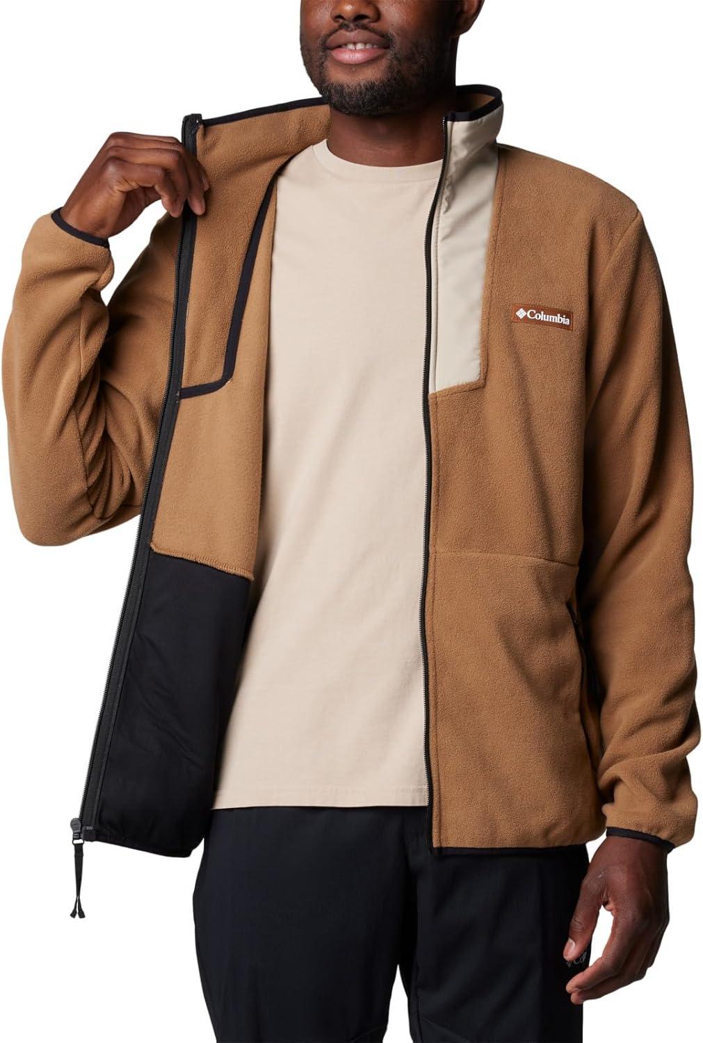 imageColumbia mens Sequoia Grove Full Zip FleeceDeltaAncient FossilBlack