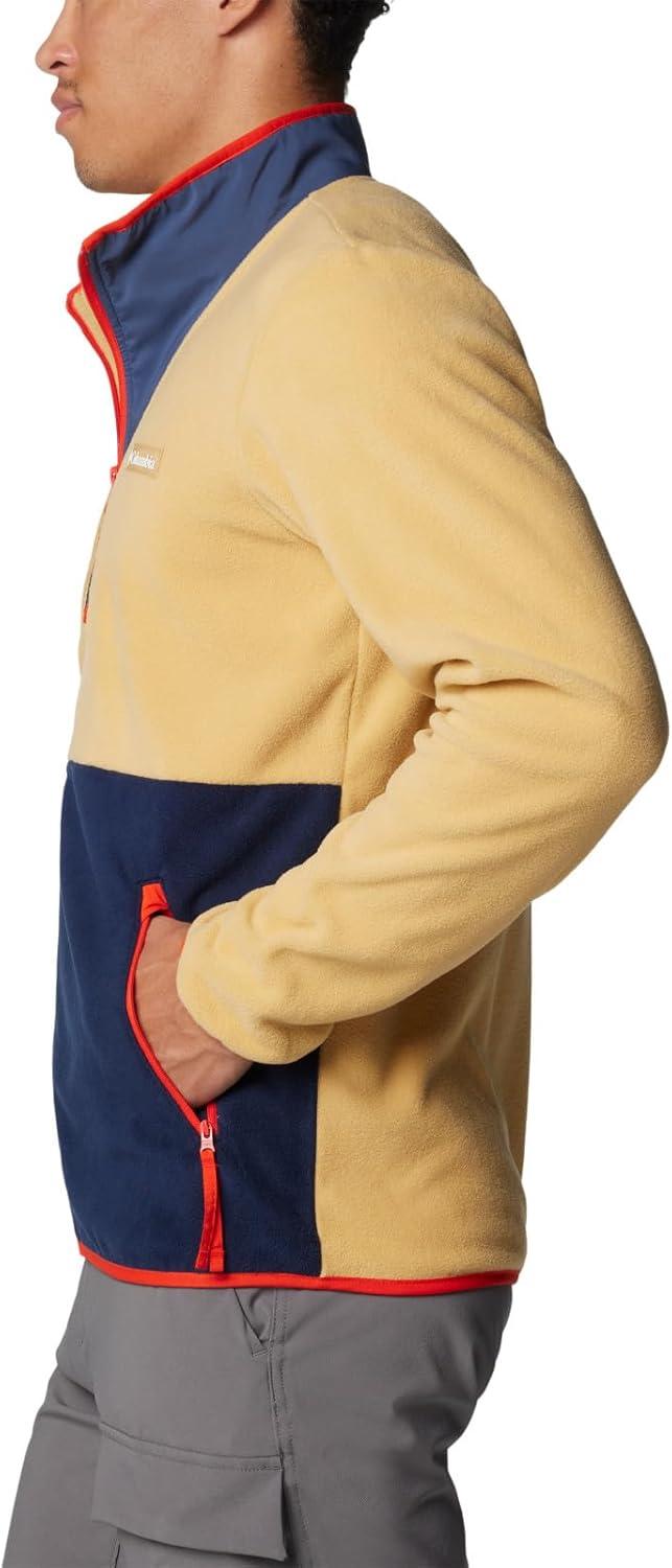 imageColumbia mens Sequoia Grove Full Zip FleeceLight CamelDark MountainCollegiate NavySpicy