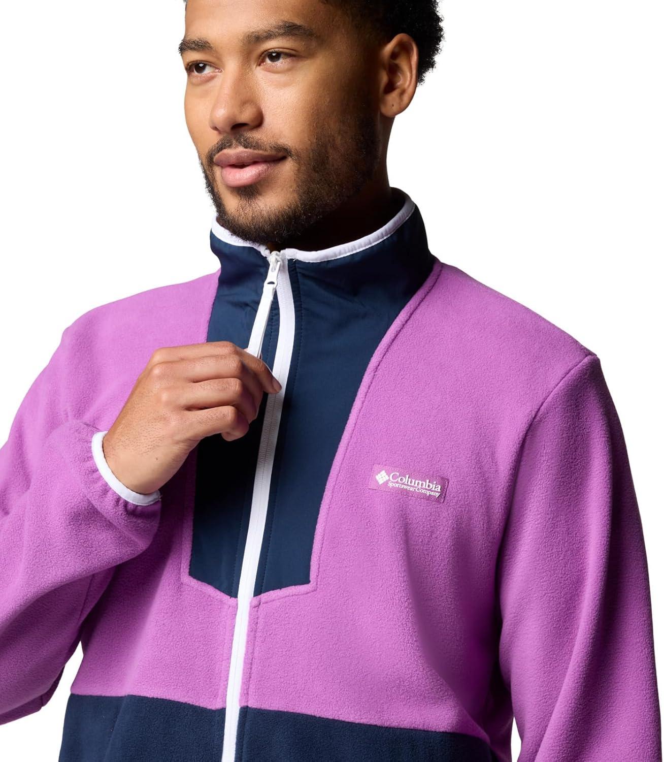 imageColumbia mens Sequoia Grove Full Zip FleeceRazzleColl Navy