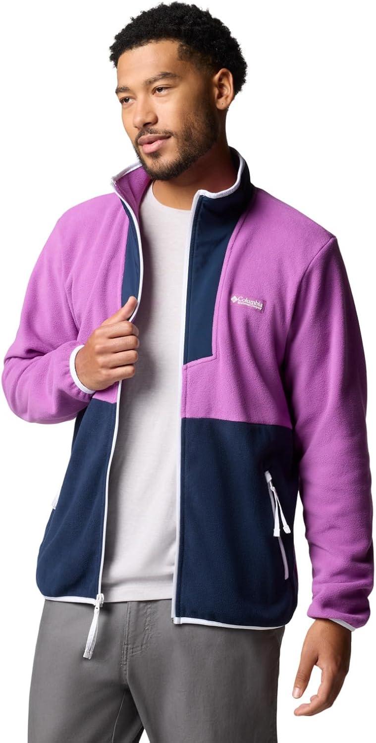 imageColumbia mens Sequoia Grove Full Zip FleeceRazzleColl Navy