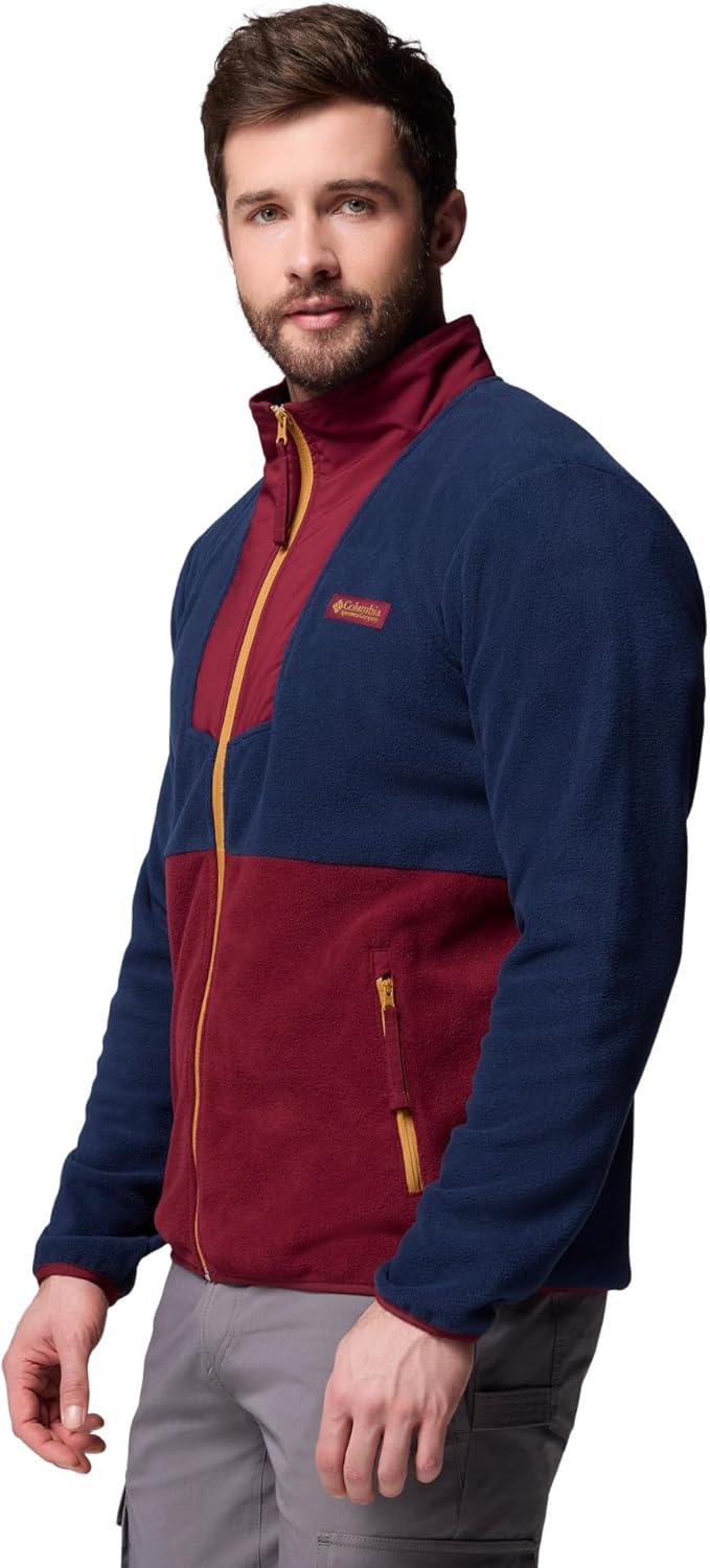 imageColumbia mens Sequoia Grove Full Zip FleeceRich WineCollegiate Navy