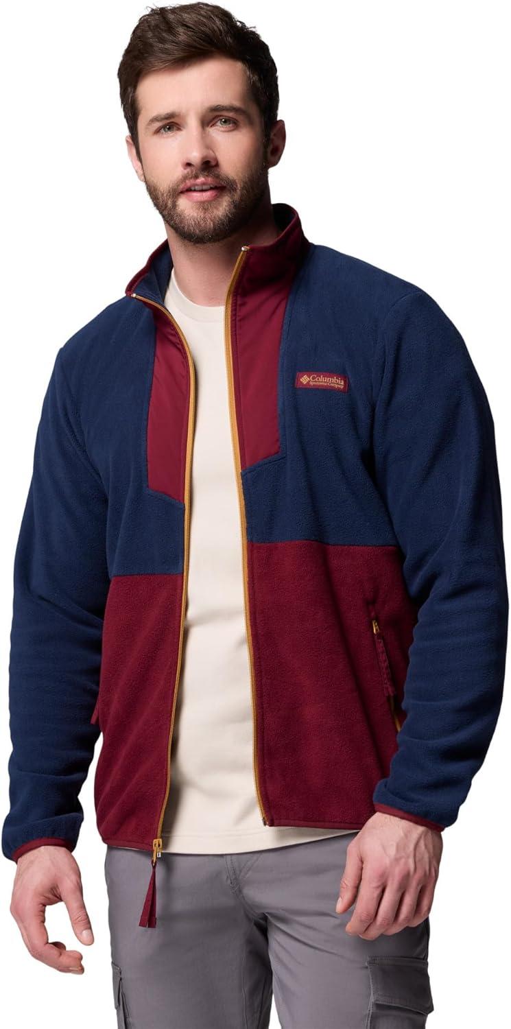 imageColumbia mens Sequoia Grove Full Zip FleeceRich WineCollegiate Navy