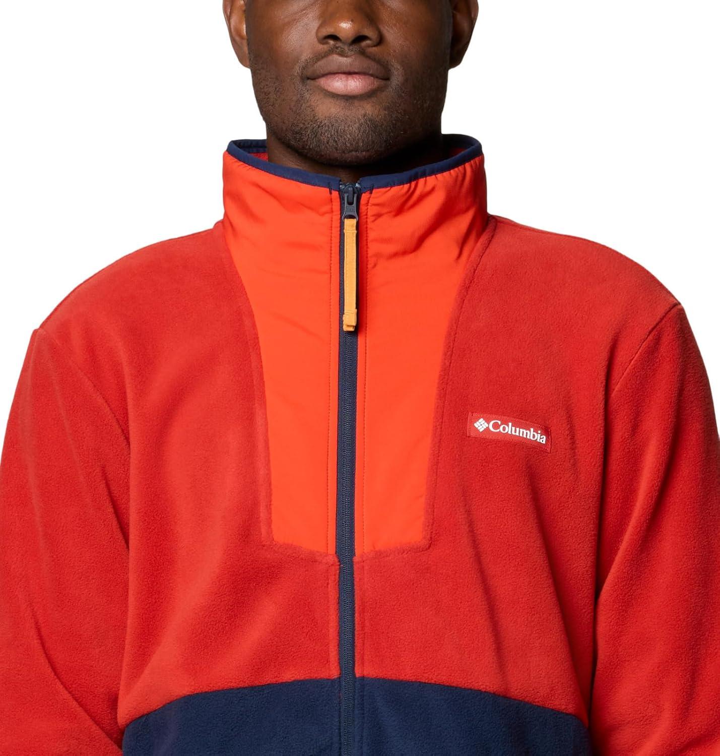 imageColumbia mens Sequoia Grove Full Zip FleeceSail RedSpicyCollegiate NavySunstone