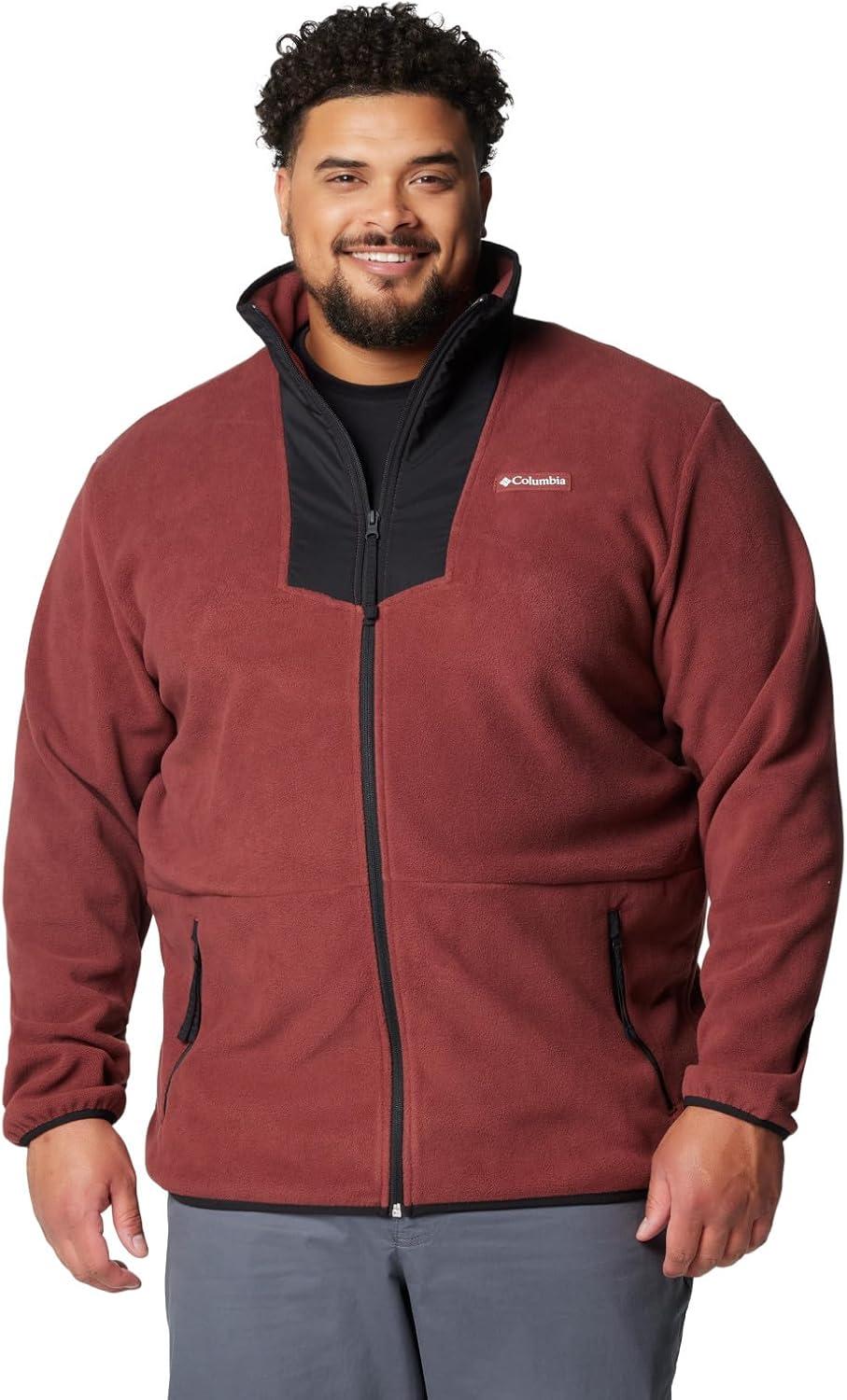 imageColumbia mens Sequoia Grove Full Zip FleeceSpiceBlackSpicy Pulls