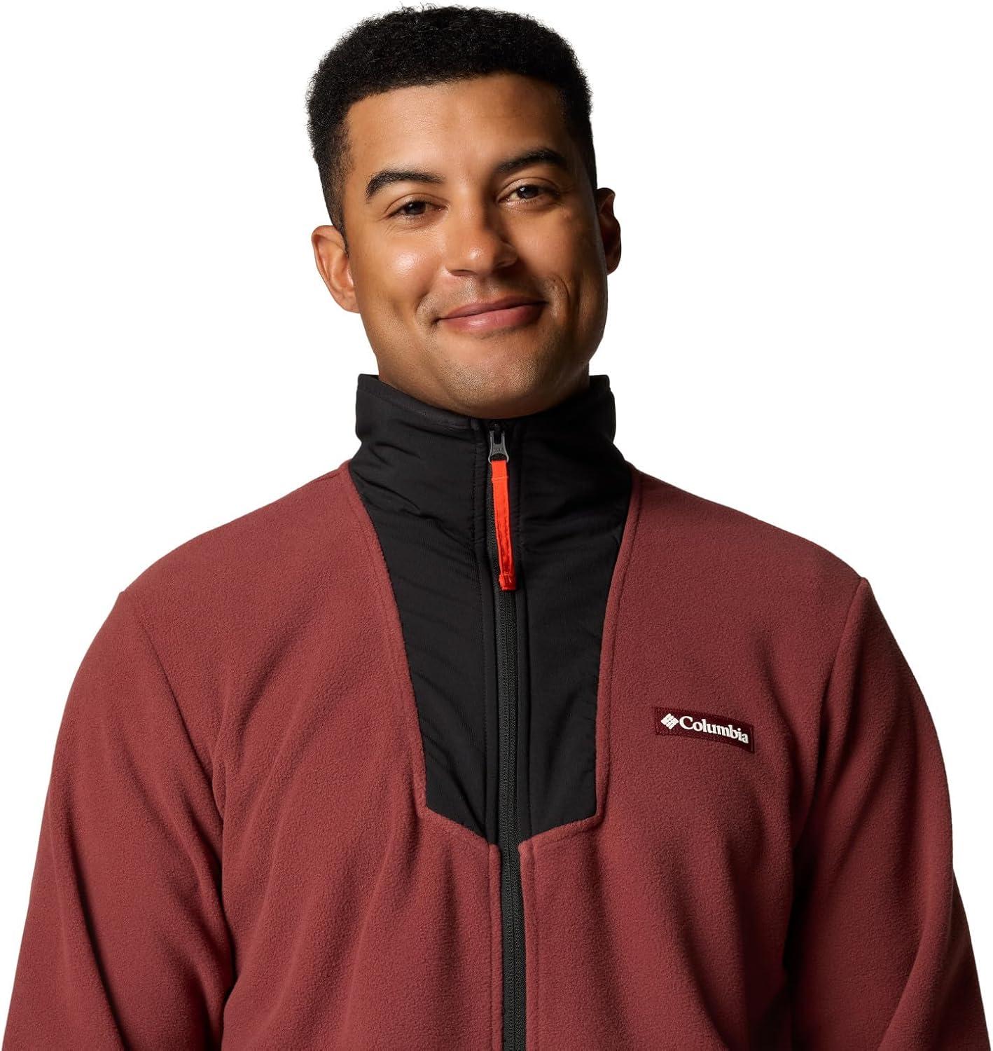 imageColumbia mens Sequoia Grove Full Zip FleeceSpiceBlackSpicy Pulls
