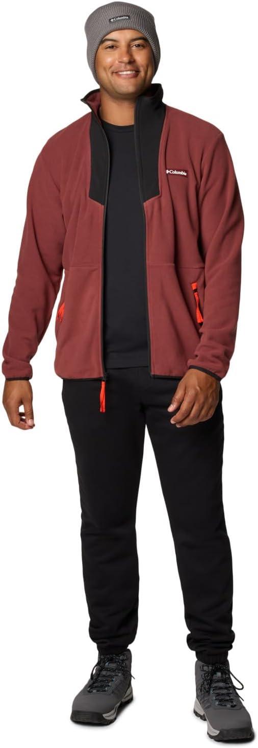 imageColumbia mens Sequoia Grove Full Zip FleeceSpiceBlackSpicy Pulls