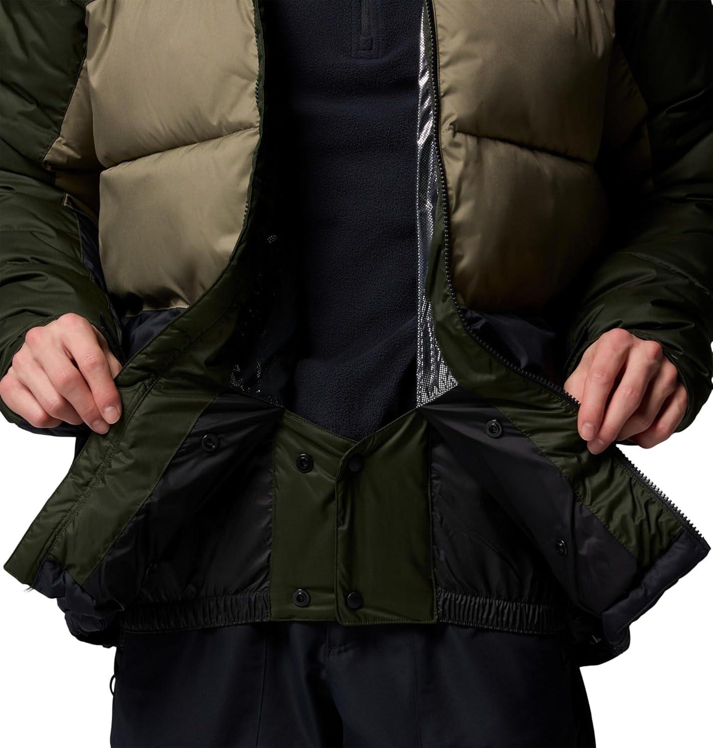 imageColumbia mens Slope Style JacketGreenscapeStone GreenBlack