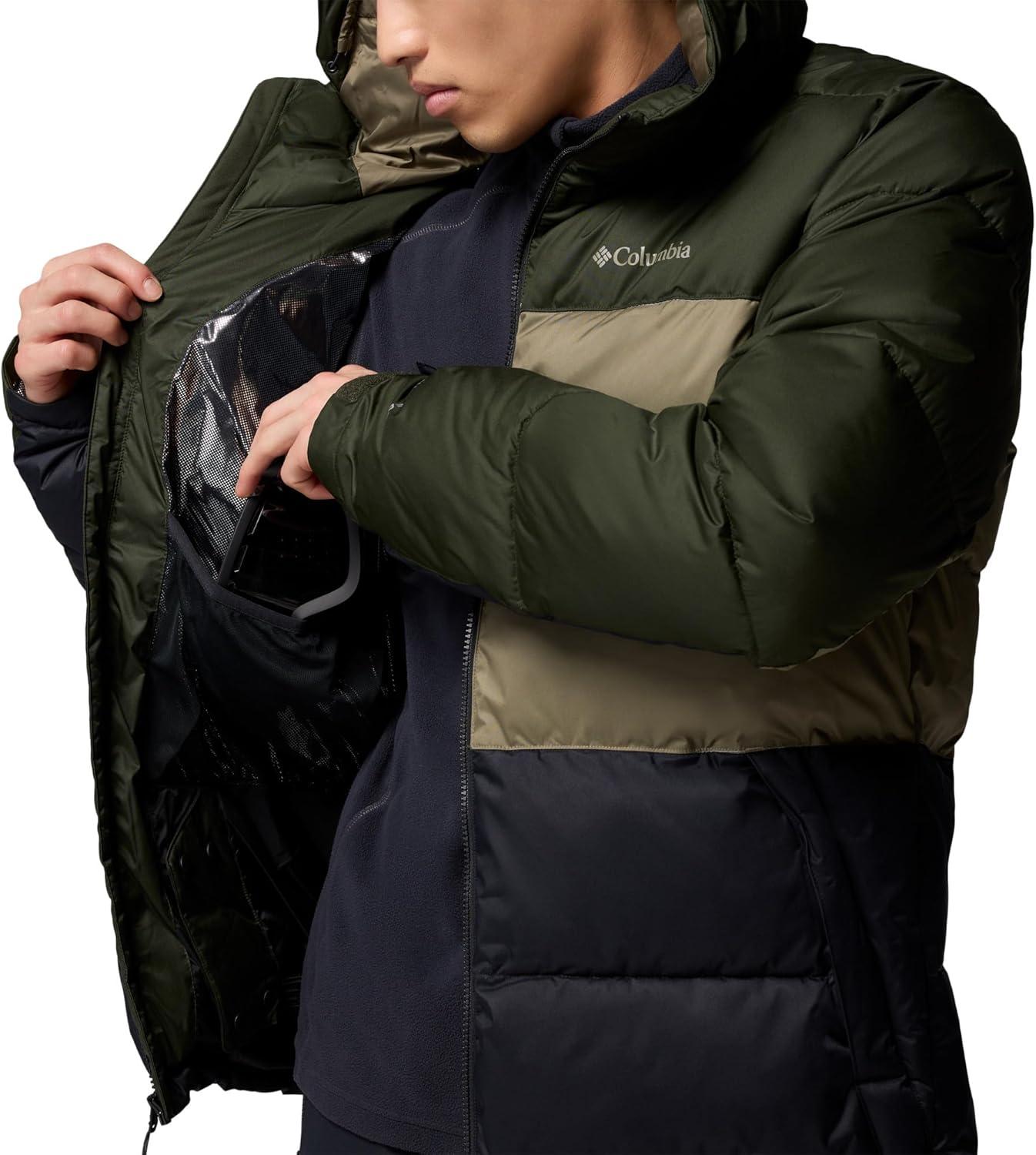 imageColumbia mens Slope Style JacketGreenscapeStone GreenBlack