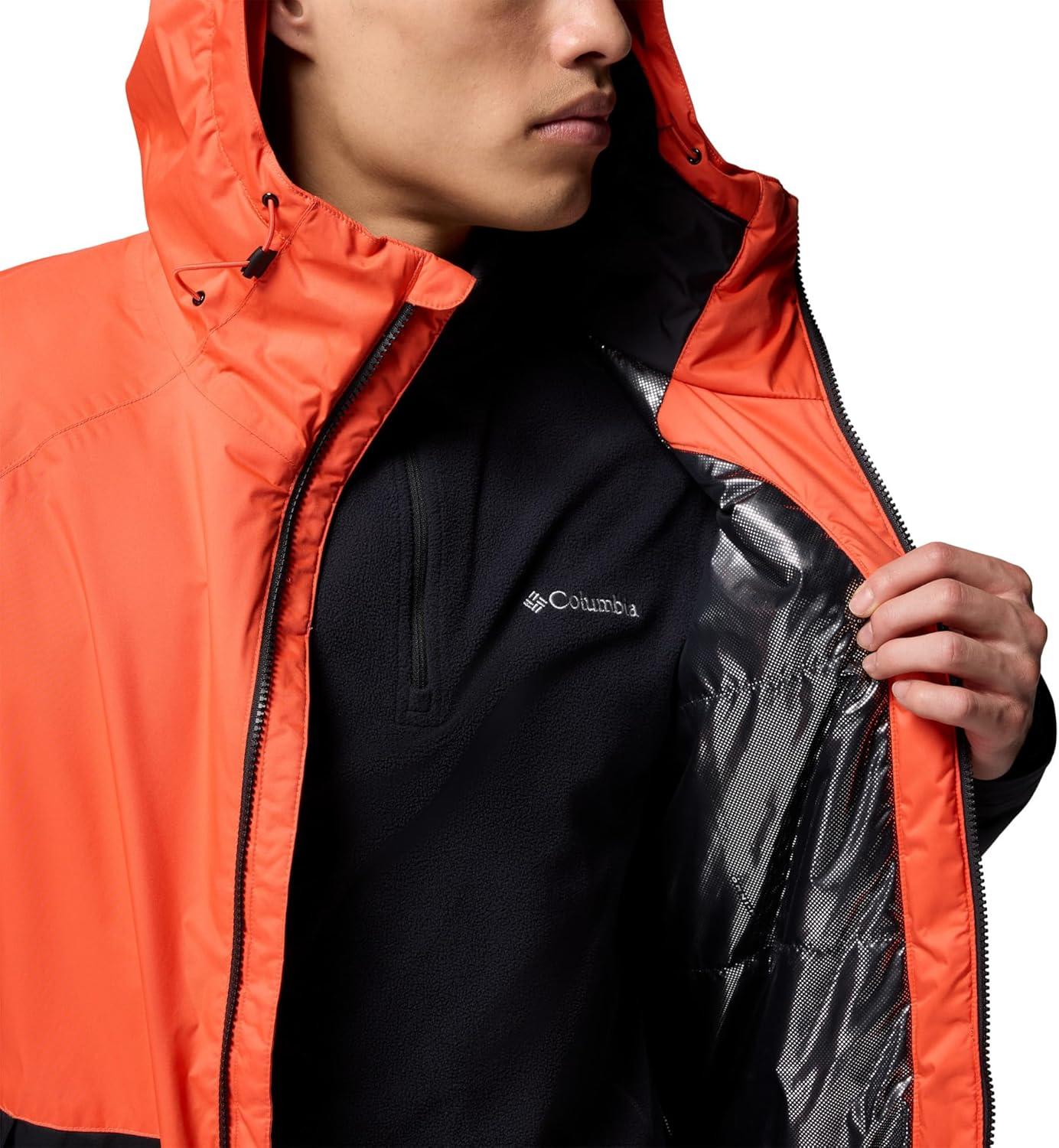 imageColumbia mens Snowy Summit JacketZingBlack