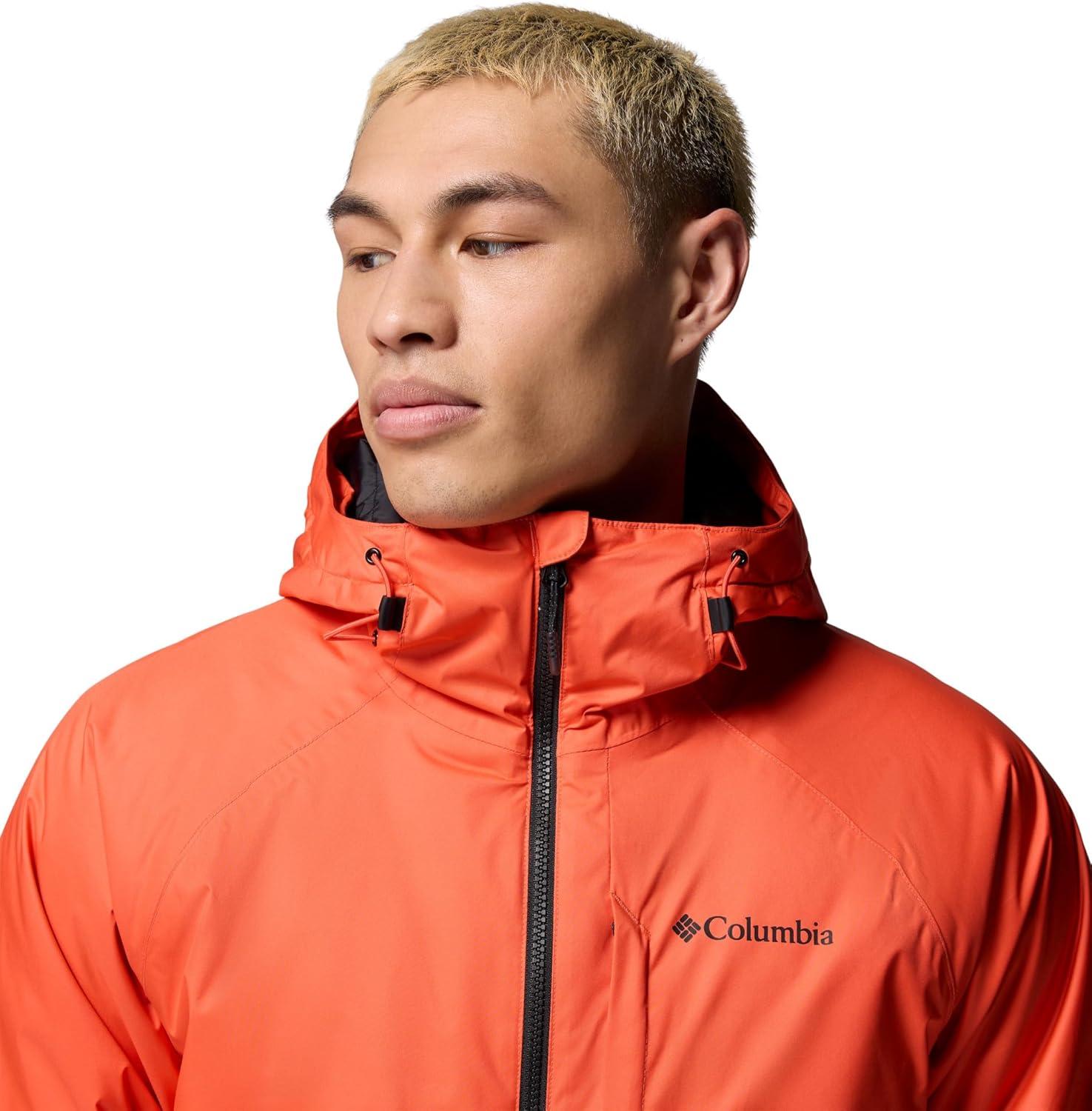 imageColumbia mens Snowy Summit JacketZingBlack