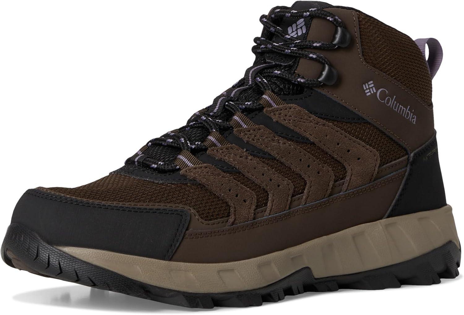 imageColumbia mens Strata Trail Mid WaterproofCordovanGranite Purple