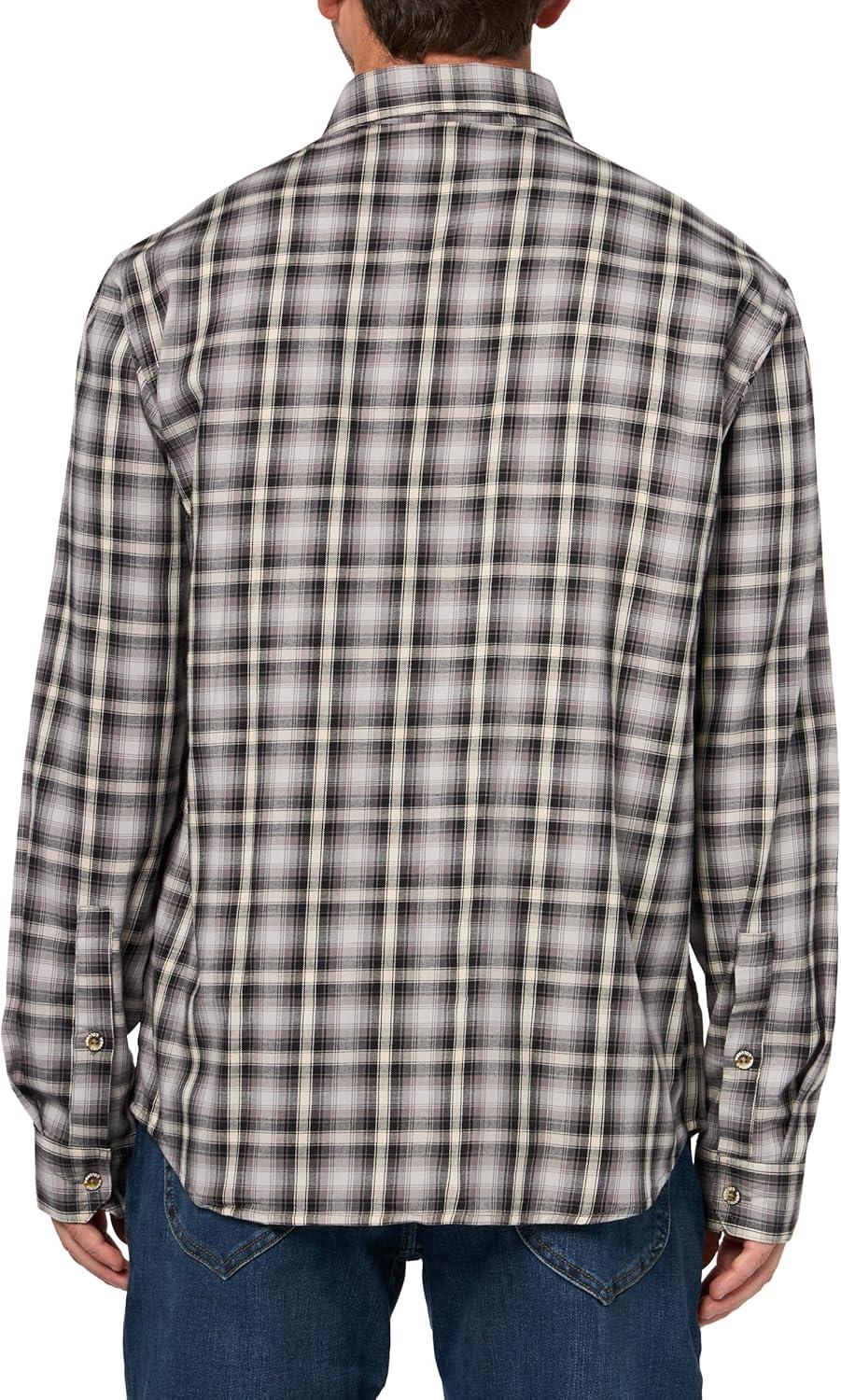 imageColumbia mens Vapor Ridge IV Long SleeveCity Grey Switch Back Tartan