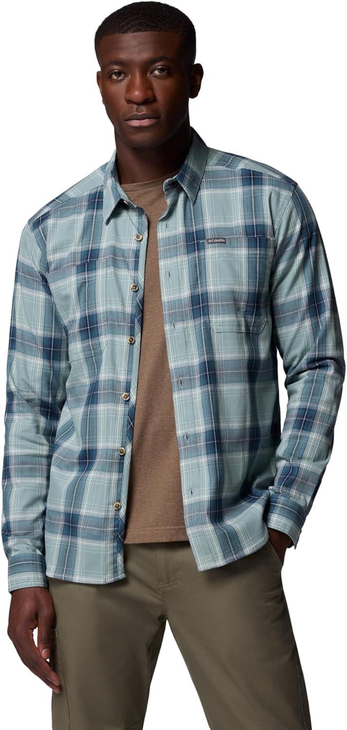 imageColumbia mens Vapor Ridge IV Long SleeveCrushed Blue Riverbank Ombre