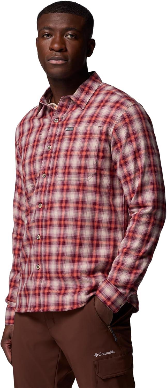 imageColumbia mens Vapor Ridge IV Long SleeveRich Wine Switch Black Tartan
