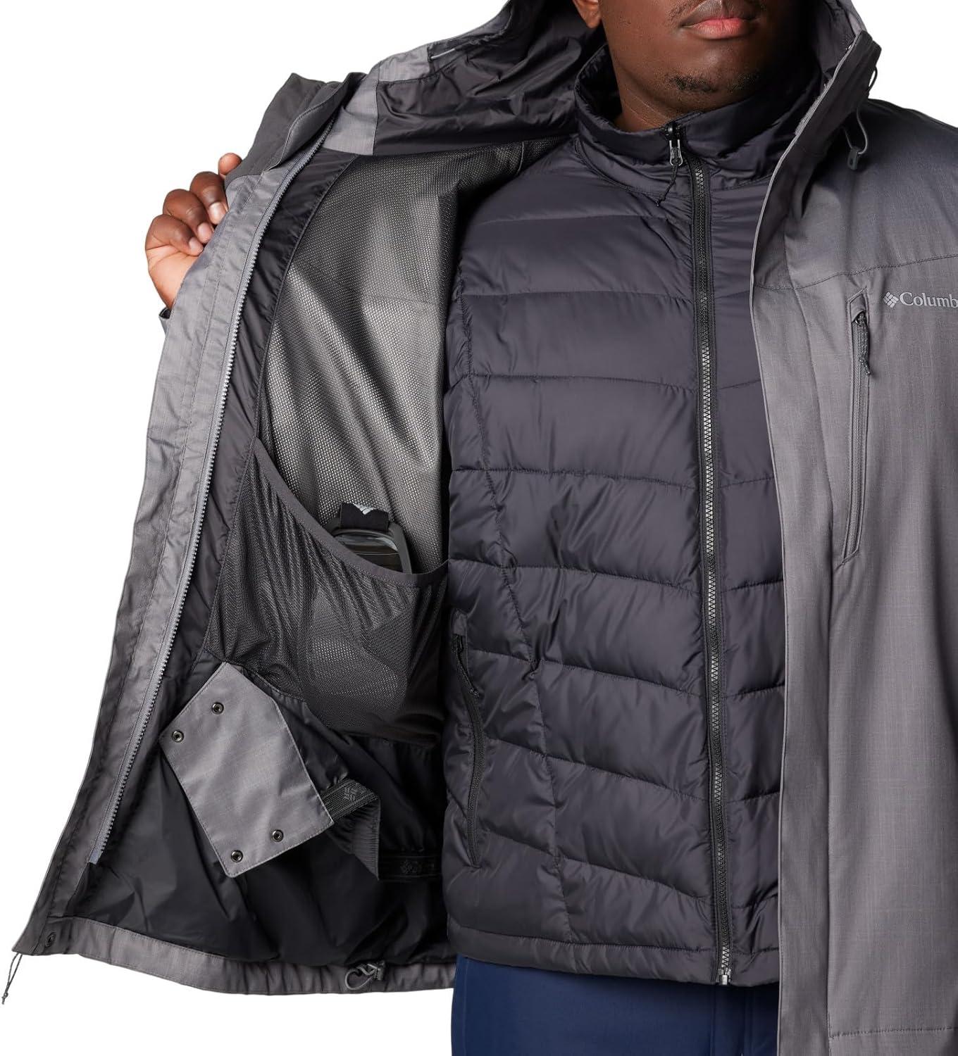 imageColumbia mens Whirlibird V Interchange JacketCity Grey Melange