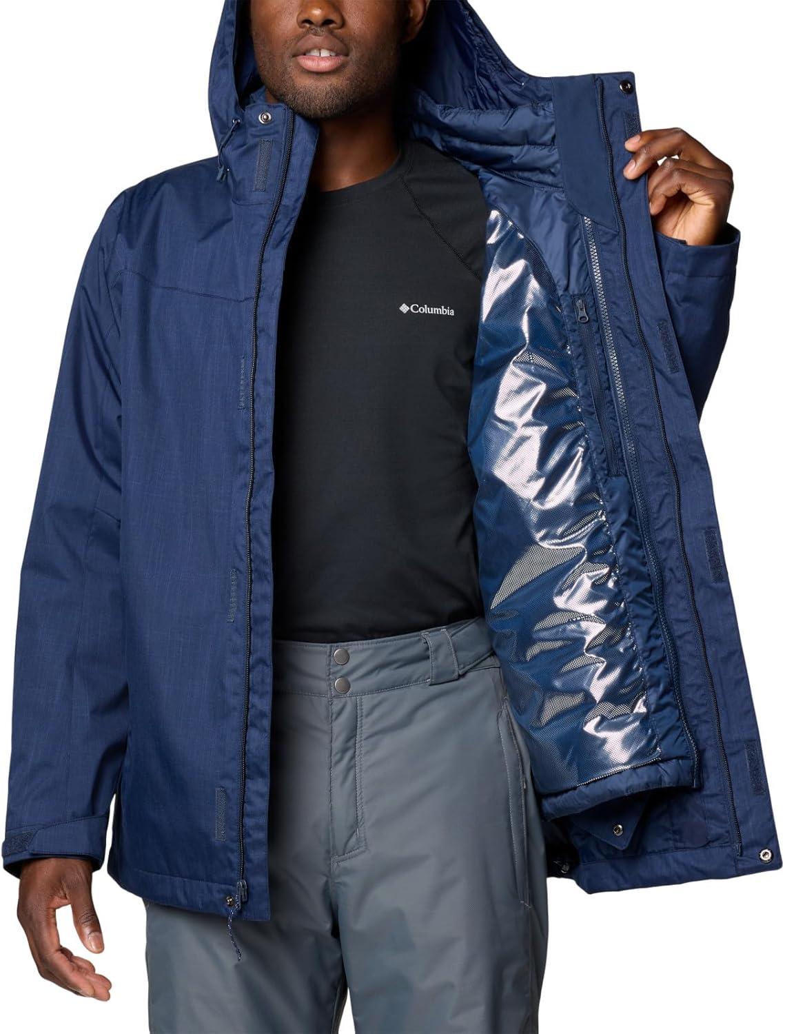 imageColumbia mens Whirlibird V Interchange JacketCollegiate Navy Melange
