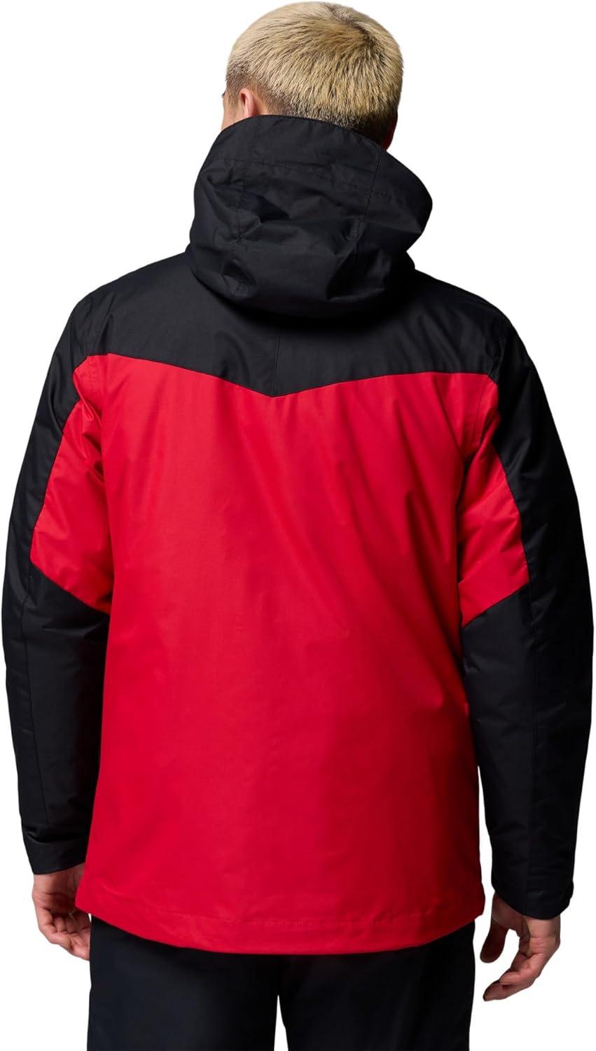 imageColumbia mens Whirlibird V Interchange JacketMountain RedBlack