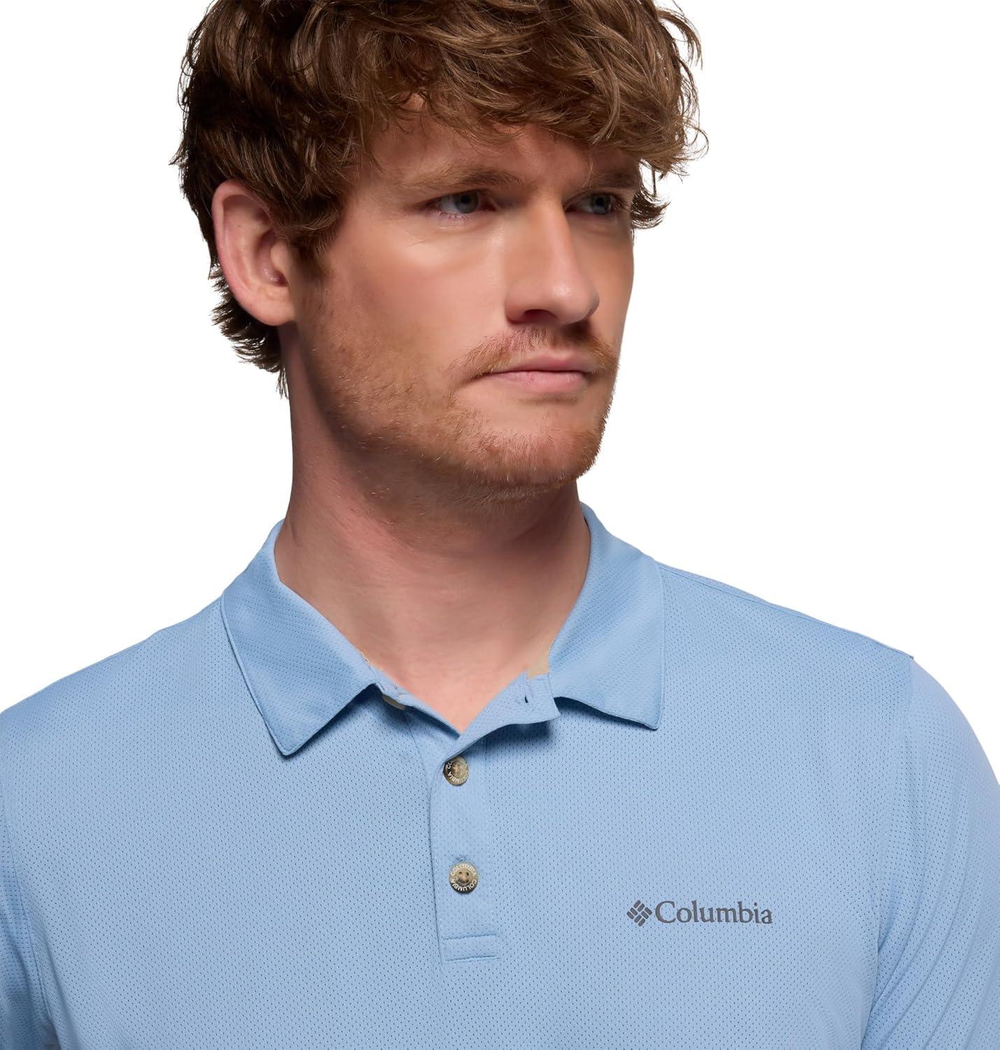 imageMens Tech Trail Utility PoloRipple Blue